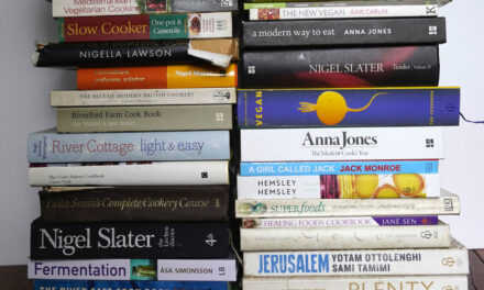 Kitchen book shelf